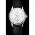 Rolex Cellini White Dial Stainless Steel Case Black Leather Strap