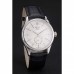Rolex Cellini White Dial Stainless Steel Case Black Leather Strap