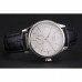 Rolex Cellini White Dial Stainless Steel Case Black Leather Strap