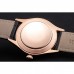 Rolex Cellini Black Dial Rose Gold Markings Rose Gold Case Black Leather Strap