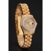 Rolex DayJust Diamond Pave Gold Dial Gold Diamond Bracelet 1453953
