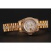 Rolex DayJust Diamond Pave White Dial Gold Diamond Bracelet 1453957