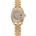 Rolex DayJust Diamond Pave Dial Gold Diamond Bracelet 1453955