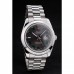 Rolex DateJust Polished Stainless Steel Bezel Grey Dial 42000