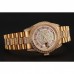 Rolex Day-Date Red Diamond Pave Dial Gold Diamond Bracelet 1453960