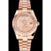 Rolex Day-Date 40 Rose Gold Etched Dial Rose Gold Case And Bracelet