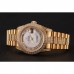 Rolex Day-Date Diamond Pave White Dial Gold Diamond Bracelet 1453958
