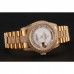 Rolex Day-Date Diamond Pave White Dial Gold Diamond Bracelet 1453958