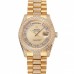 Rolex Day-Date Diamond Pave Gold Dial Gold Diamond Bracelet 1453954