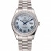 Rolex Day-Date Ice Blue Dial Diamond Case Stainless Steel Bracelet 1453962