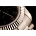Rolex Day-Date Gold Stainless Steel Ribbed Bezel Black Dial 41998