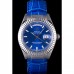 Rolex Day-Date Oyster Collection Blue Leather Band 621490