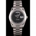 Rolex Day-Date Stainless Steel Bracelet Black Dial 80294