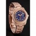 Rolex Submariner Skull Limited Edition Blue Dial Rose Gold Case And Bracelet 1454085