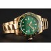 Rolex GMT Master II Green Dial And Bezel Gold Case And Bracelet 1453750