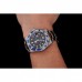 Rolex GMT Master II Black Dial Stone Set Bezel Stainless Steel Case And Bracelet 1453747
