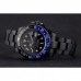 Rolex GMT Master II Black Dial Blue And Black Bezel Black PVD Case And Bracelet PR18239