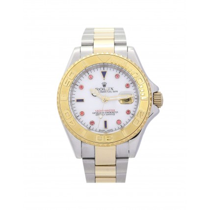 Rolex Yacht-Master Red Diamond and White dial 16623