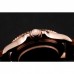 Rolex Yacht-Master Black Dial Rose Gold Case Brown Leather Bracelet 1453861